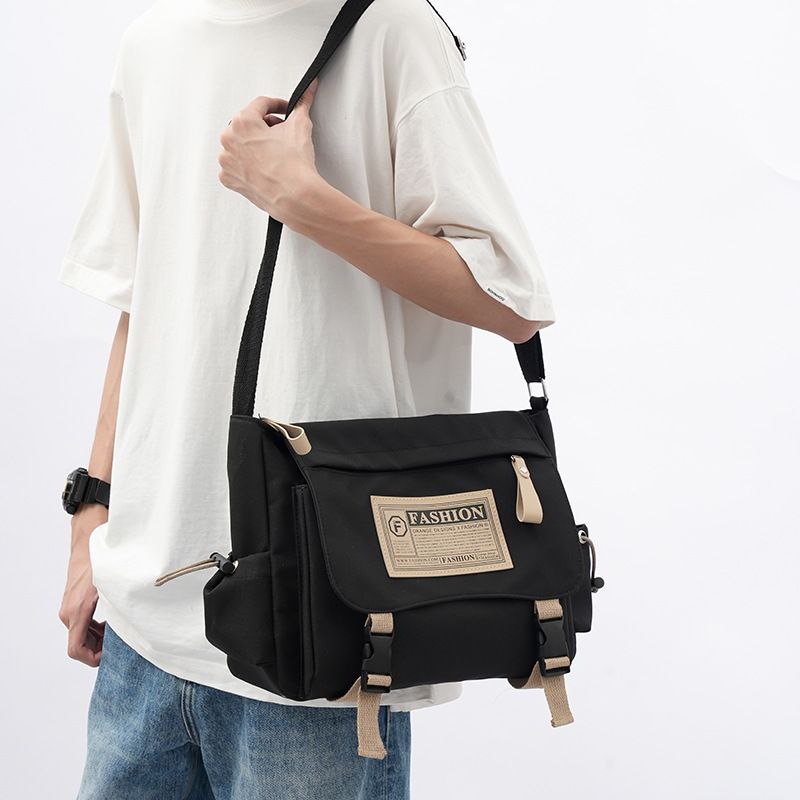 🎒 شنطة كروس فاشن unisex – أحمر / أسود