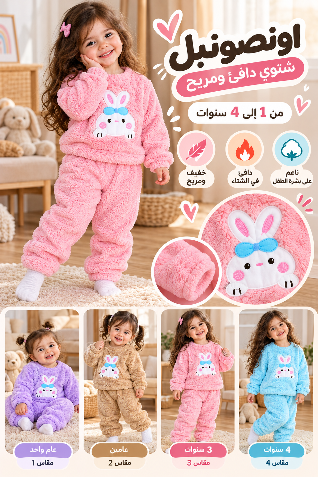 بيجامة بنات 2-6