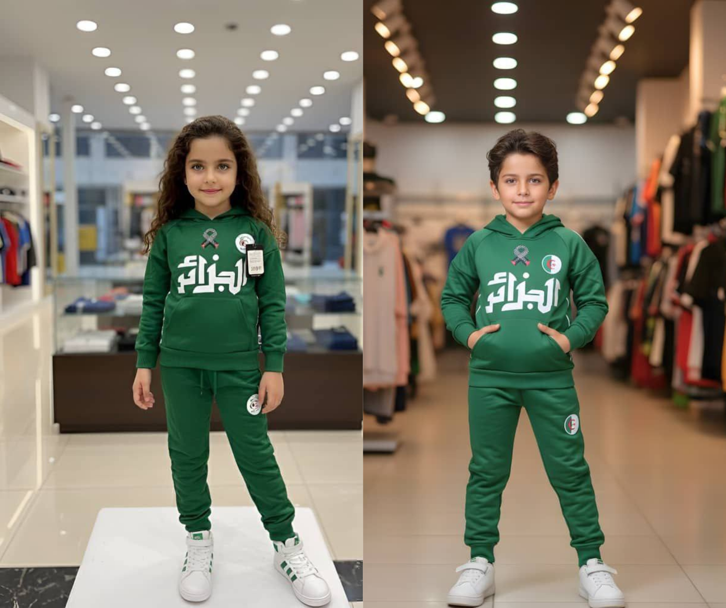 Jogging Algérie Enfant – من 2 حتى 6 سنين | جودة ممتازة 🇩🇿