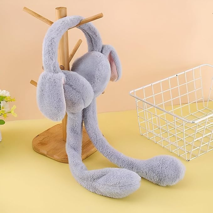 🐰 غطاء أذن قطيفة شتوي