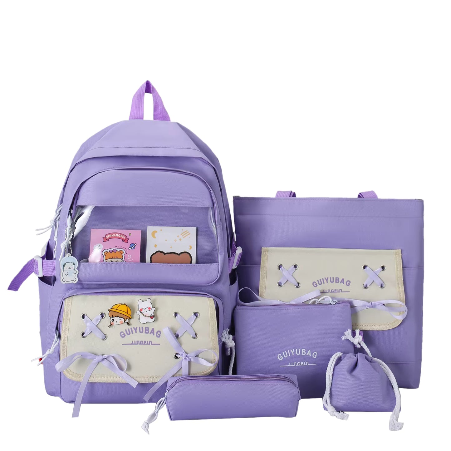 🎒 طقم محافظ 5 في 1