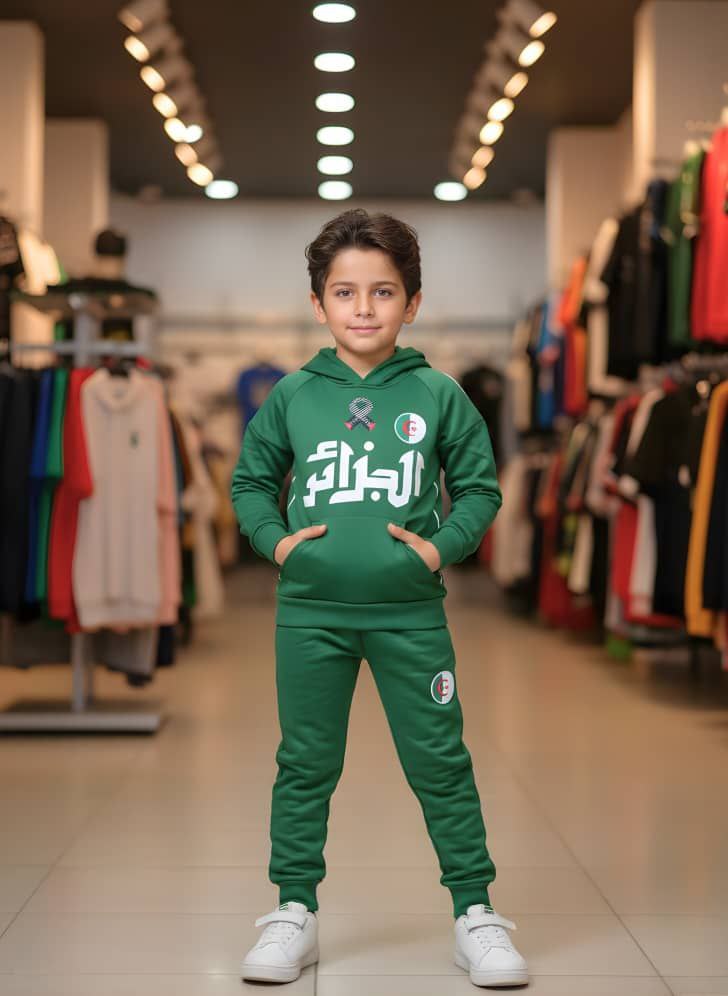 Jogging Algérie Enfant – من 2 حتى 6 سنين | جودة ممتازة 🇩🇿